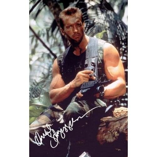 ARNOLD SCHWARZENEGGER Signed PHOTO Art Film Print Silk Poster Home Wall Decor 24x36inch