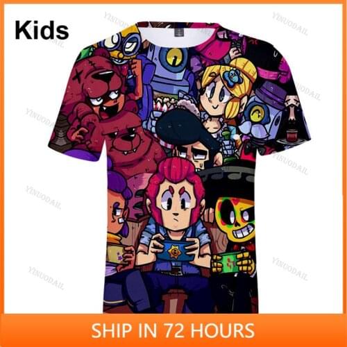 Colt Nita Crow and Star,Shoot Game 3D Print T-shirt Shirt Clothing Harajuku Tshirt Kids Leon Tops Men 2021 Boys Girls