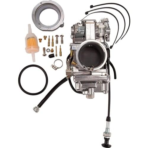 HSR48 Mikuni 48mm Carb Accelerator Pump Performance Pumper Carburetor TM42-6 42-18 Harley EVO Twin Cam For 4T