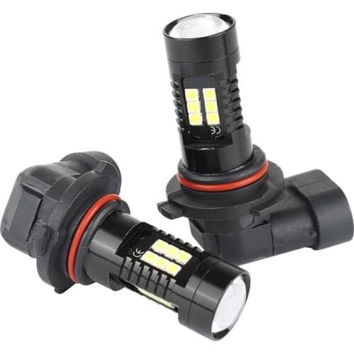 Lamp Hoods Exterior Parts Daytime Running Lights DRL Fog Light 6000K 12V LEDs Lamp 9006-3030-21SMD Auto Replacement Parts