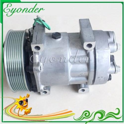 SD7H15 AC A/C Aircon Compressor Cooling Pump 7H15 PV8 for VOLVO FM FH12 FM9 260 340 380 420 460 500 8191892 20538307 85000315