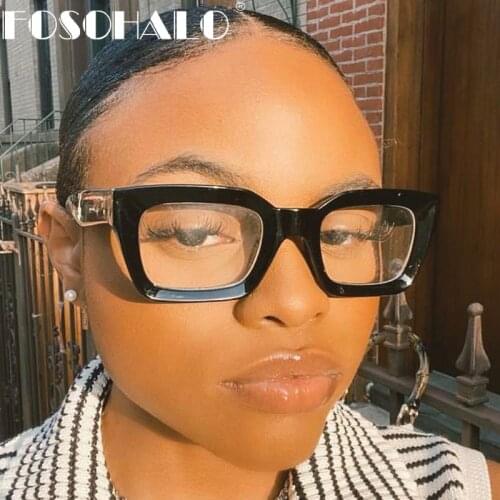 Square Optical Frames Women Spectacle Vintage Classic Glasses Men Retro Clear Lens Glass Transparent Shades Eyeglasses