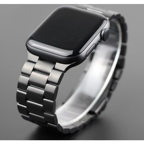 Metal Strap for Apple Watch 6 SE 40mm 44mm 38mm 42mm Band Solid Stainless Steel Wrist Bracelet iWatch Series 1 3 4 5 Smartwatch