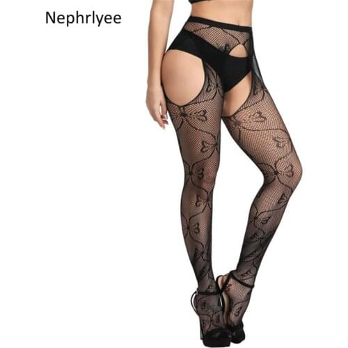 2021 New Women Black Stockings With Belt Set High Fishnet Tights Erotic Lingerie Sexy Pantyhose Women Lace Stocking 1126
