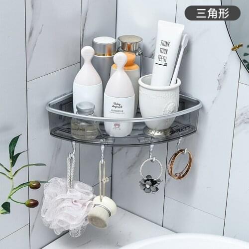 Bathroom Shelves Storage Organizer Rack Shower Shelf Wall Mount Shampoo Towel Bar Corner Holder Kitchen Accessories