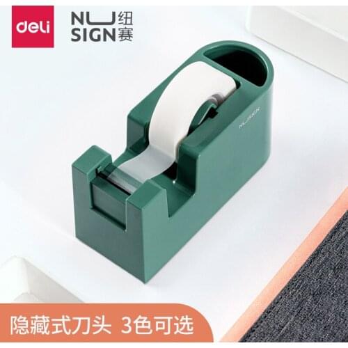 Deli NS123 tape Cutter Adhesive Tape Machine Adhesive Tape Holder Washi Tape Dispenser Washi Tape Organizer Washi Tape Holder