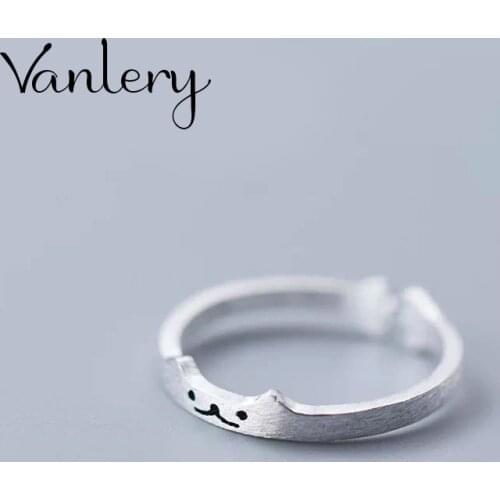 Romantic Trendy Charm Cat Rings For Women Men Boho Knuckle Party Rings Punk Cocktail Jewelry Girls Gift
