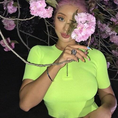 Женские трикотажные футболки SEXELANLAN China At AliExpress