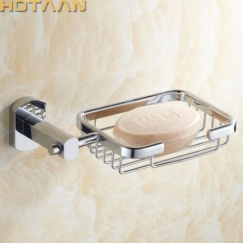 Wall Mountd Chrome Plated Solid Brass bathroom accessories,bathroom soap dish,soap basket,Free shipping,YT-11690