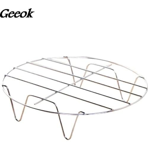 Stainless steel Steamer Rack Stand Kitchen Cooking 3 Inch High