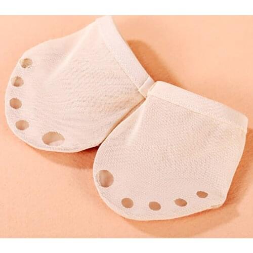 USHINE Five-hole Pad Practice Shoes Foot Thong Care Tool Half Sole Gym Socks Belly Ballet Dance Toe Pad Shoes Woman