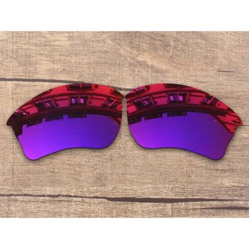 Vonxyz Midnight Mirror Polarized Replacement Lenses for-Oakley Half Jacket XLJ Frame