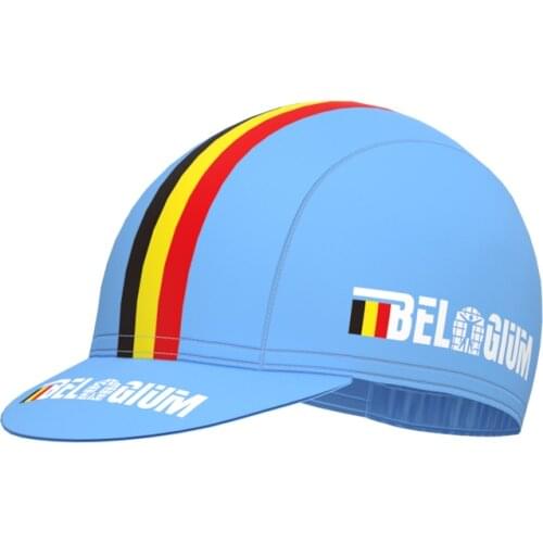 2013 Racing Belgium Team Retro Man And Women Blue Cycling Cap Triathlon Mtb Bike Jersey Hat Gorra de ciclismo