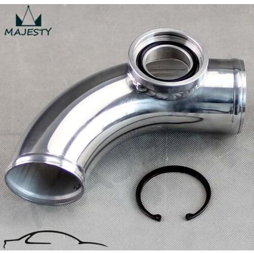 90 degree 3" 76mm SSQV SQV Blow Off Valve Adapte BOV Turbo Aluminum Pipe piping