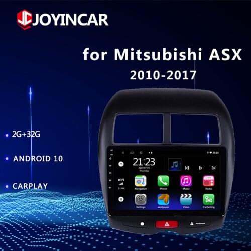Android 10.1 2 Din Car Radio multimedia video player For Mitsubishi ASX 2010 2012 2013 2014 2015-2017 navigation GPS CarPlay