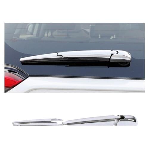 For Toyota Rav 4 Rav4 2019-2021 Chrome Rear Window Wiper Cover Trim Tail Windscreen Glass Wiper Decoration Protector Sticker