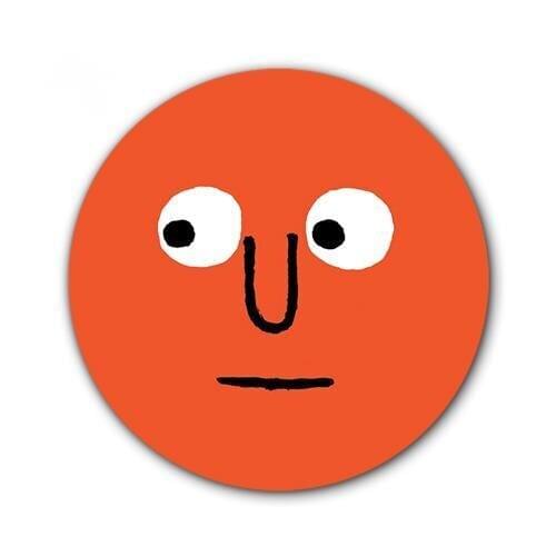 Computer Desk Mat Table Keyboard Mouse Pad Orange Face Expression Pack Illustration Personalized Non-slip Mat Gamer Mat