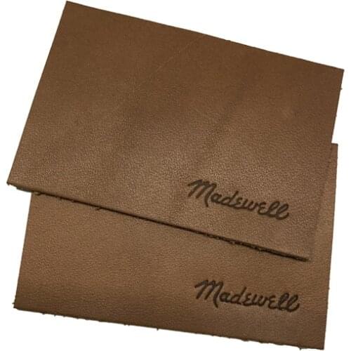 Custom Logo Leather Labels For Clothing Jeans Pu Leather Label Brand Name Leather Garment Hang Tags Key Label Tag For Handwork