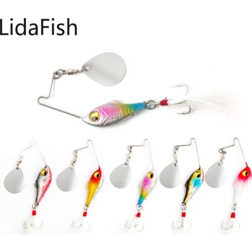 Metal Sequins VIB Spinner Spoon Fishing Lures 15g Jigs Trout Winter Fishing Hard Baits Treble Hooks Wobblers Bass Pesca Tackle