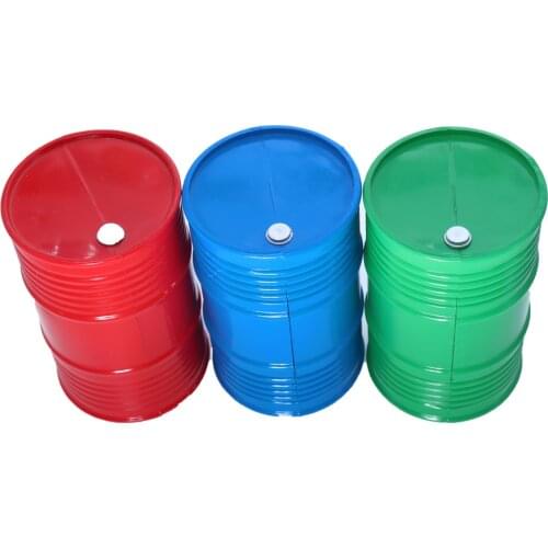 Simulation Plastic Oil Drum For 1/10 RC Crawler Axial SCX10 RC4WD D90 D110 CC01 TF2 Traxxas TRX4 TRX-4