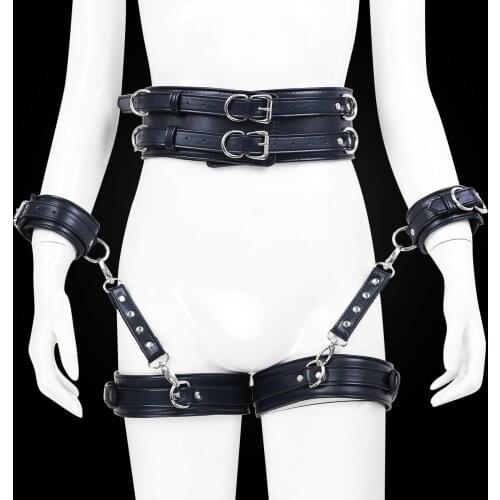 New BDSM Bondage Gear Corset Straps Metal Clip Leather Punk Hook Unisex Garter Female Belt Suspenders Sex Toys Adult Sex Game