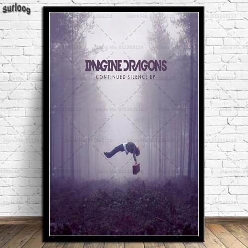 Posters and Prints Imagine Dragons Hot Music Group Wall Art Pictures Poster Canvas Painting for Home Decoration