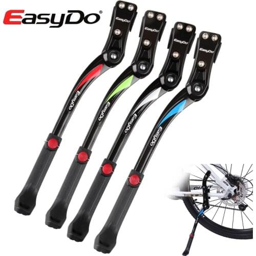 Easydo 24''-29''MTB Bicycle Bike Kickstand Parking Rack 700C Mountain Bike Support Side Kick Stand Foot Brace Adjustable 34-41cm