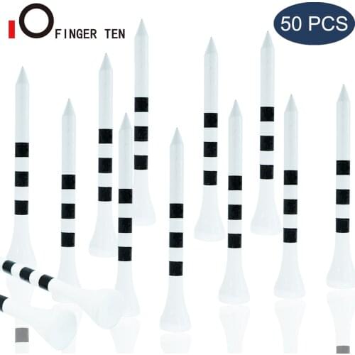 50 Pcs Training Golf Tees Bamboo 70mm 83mm Side Spin Balls Holder Reduce Friction Golfing Tee Set for Driver Drop Shipping