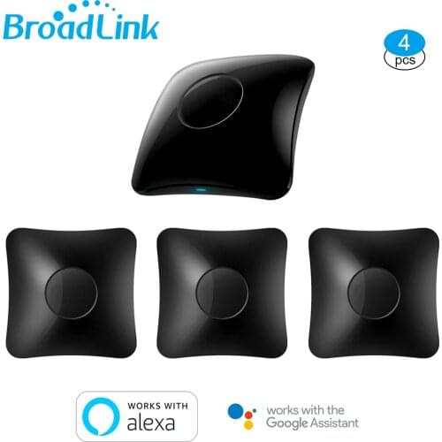 4PCS/Lot Broadlink RM4 Pro Smart Home Automation WiFi IR RF Universal Intelligent Remote Controller Work With Alexa Google Home