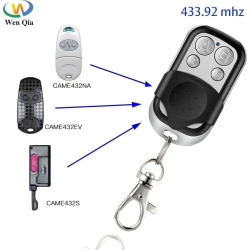 WenQia 433MHZ Remote Control 4 Channel Garage Gate Door Opener Remote Control Duplicator Clone Cloning Code Car Key
