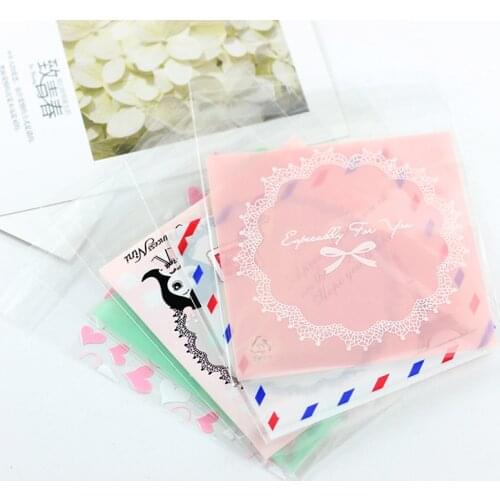 Sale Cute 10PCS 10*12cm Transparent Self-Stick Jewelry Package Opp Bag Necklace Earring Bracelets Gift Bags Packaging