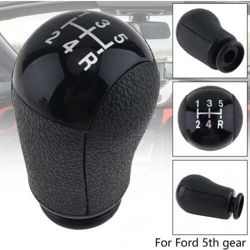 ABS 5 Speed Manual Transmission Gear Shift Handball Knob for Ford Focus Mondeo MK3 S-MAX CMAX Mustang Galaxy Fiesta MK6