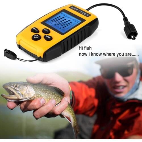 RZ 2021 Fish Alarm 100M Portable Sonar Fish Finders Fishing lure Echo Sounder Fishing Finder Lake Sea Fishing