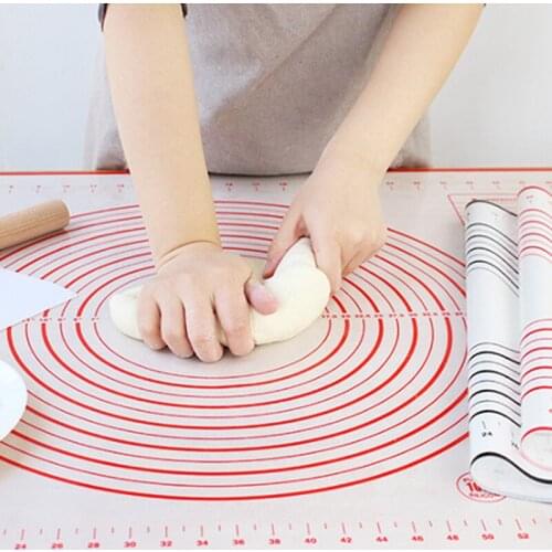 Silicone Baking Mat Pizza Dough Maker Pastry Bakeware Kneading Pad Accessories Kitchen Cooking Gadgets Kneading Dough Mat
