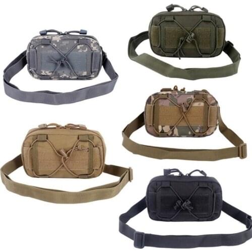 1000D Tactical Messenger Bag For Men Women Multiple Ways to Carry as Sling Shoulder Crossbody Waist Pouch Side Pack Outdoor Tool
