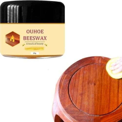 1pc Furniture Polishing Beeswax 20g nChairs Cabinets Wear-Resistant Refurbishing Wax Household wood Furniture Care tools