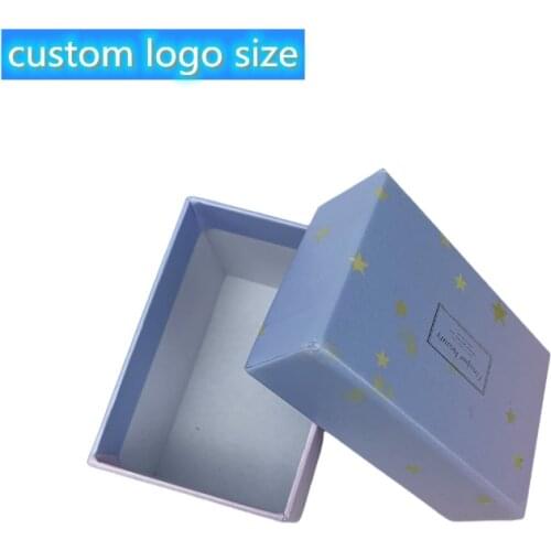 1000pcs custom logo size luxury packaging box shirt box cardboard box custom carton box packing for shoe