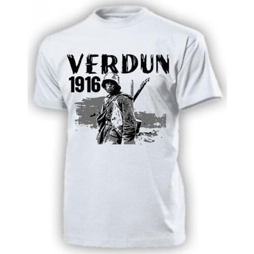 2019 Summer Brand Clothing VERDUN 1916 Erster Weltkrieg Schlach Frankreich Deutschland Wes - T Shirt Novelty T Shirt