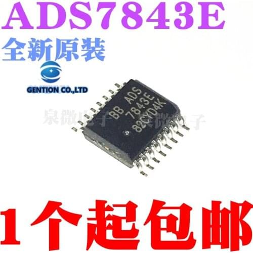 5PCS Screen printing 7843E ADS7843E ADS7843 SSOP-16 in stock 100% new and original
