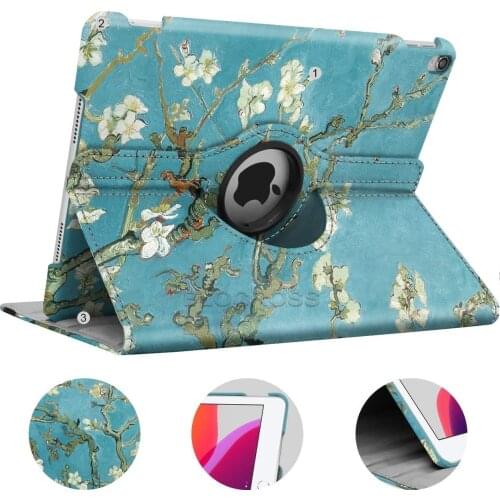 Case for iPad 9.7 inch 2018 2017/ iPad Air 2 Case 360 Degree Rotating Stand Cover for Apple iPad 9.7" 6th 5th Generation Tablet