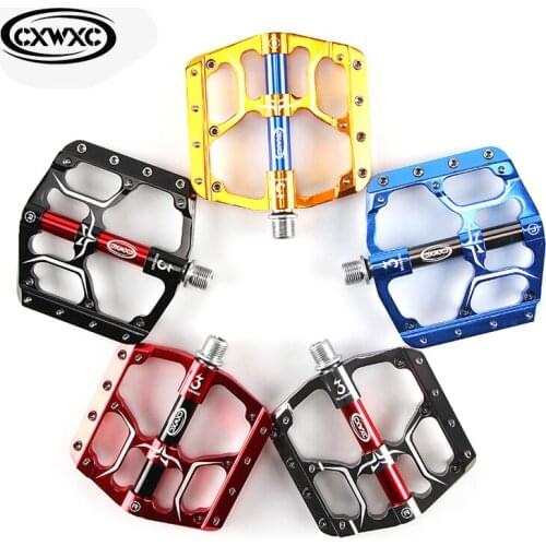 CXWXC CX-V15 3 Bearings Bicycle Pedal Anti-slip Waterproof Ultralight MTB Bike Pedal Sealed Bearing Pedals Cycling Accessories