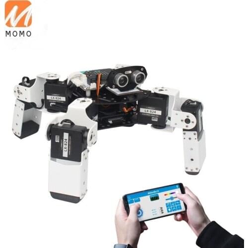 Hiwonder Alienbot Programmable Robot Kit STEM Toy Educational Quadruped Robot based on micro:bit for Student