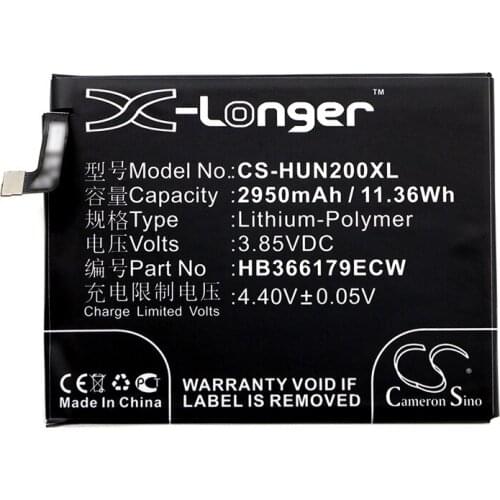 CameronSino for HUAWEI Nova 2 PIC-AL00 PIC-TL00 HB366179ECW battery
