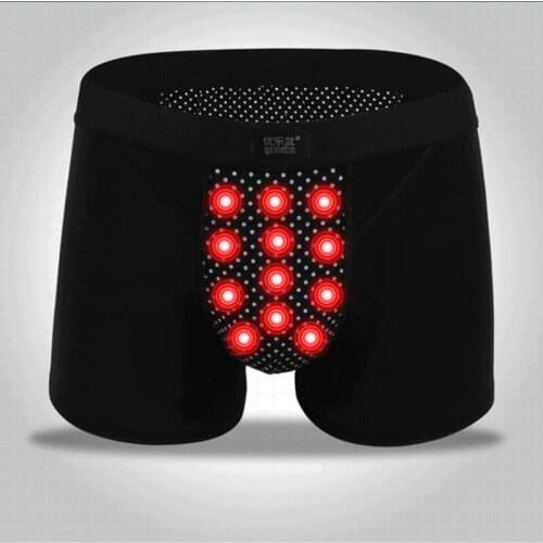 Prostate Magnetic Therapy Men Underwear Boxer Shorts Seamless Penis Bulge Mens Boxers Breathable microfiber Male Underpants new