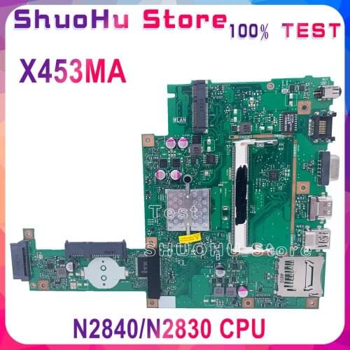 KEFU For ASUS X453M X453MA X453 F453M Laptop Motherboard DDR3L N2840 N2830 CPU Tested 100% work original Mainboard
