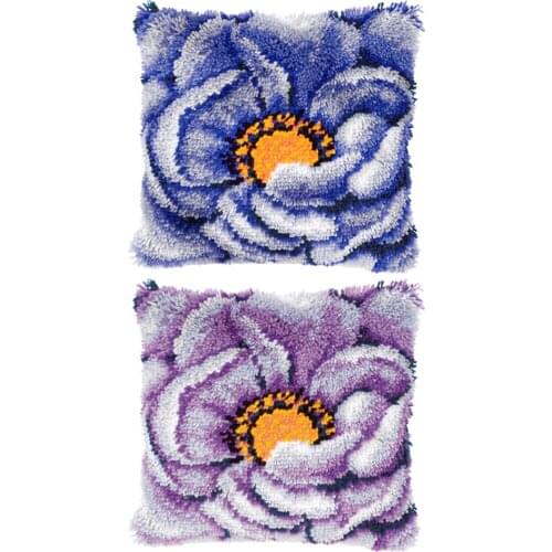 Carpet embroidery sale sets latch hook pillow Foamiran for crafts embroidery pillow do it yourself diy rugs cross-stitch pillow