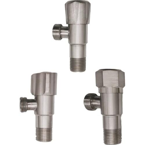 Wall Mounted Angel Valve Small Tap Stainless Steel valve SS Hose Connector Washing Machine Water Tap Basin Bib cock Taps