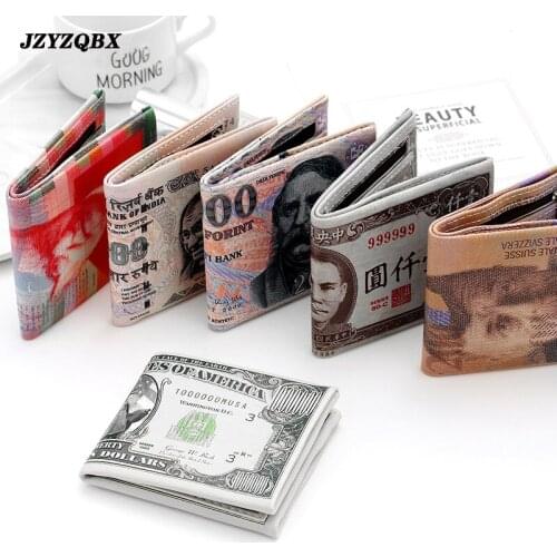 Simple Fashion Creative Wallet Womens Wallet Money PU Wallets Mens Wallet Carteira Portfel Cartera Mujer Portefeuille Femme