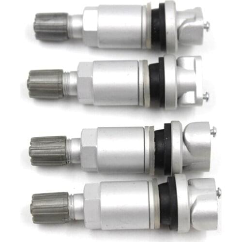 YAOPEI 4pcs Tyre Pressure Monitoring System Sensor Valve Stem Repair Kit TPMS Tire Valves For LAND ROVER Alloy Tubeless Valve