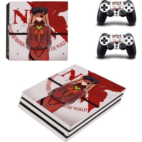 Anime Cute Girl PS4 Pro Skin Sticker Decal For PlayStation 4 PS4 Pro Console & Controller Skins Vinyl